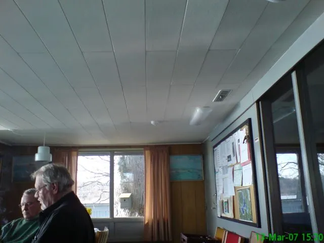 Maling af loft i klubhuset 2007 (3)