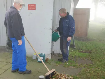 Efterårsrengøring og standerstrygning 2011